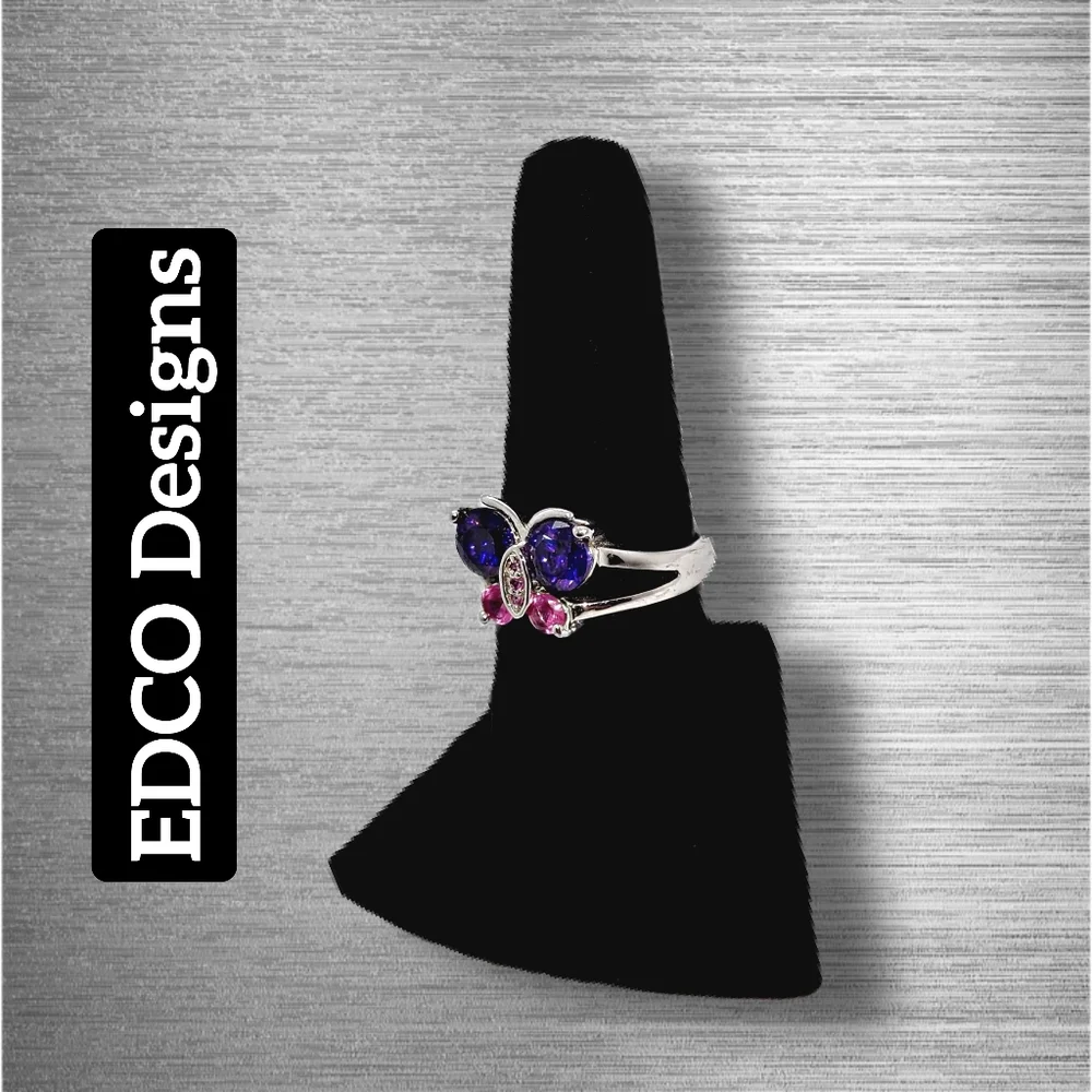 Butterfly w/Purple & Pink